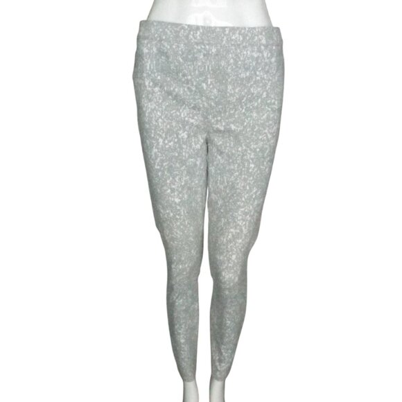 SPANX Pants, L, Grey/White speckled, Skinny/Slender, Pull on, Fitted, Ankle - Picture 1 of 10